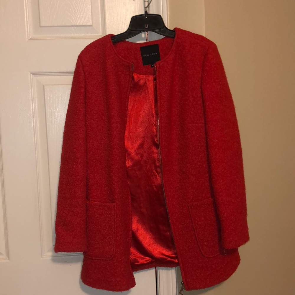 ASOS Red Trench Coat